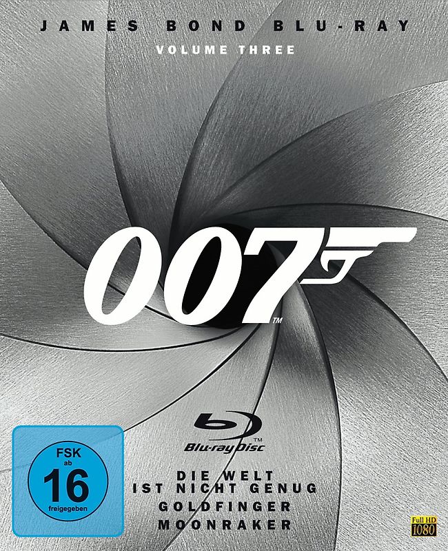 James Bond - Box Vol. 3: Goldfinger/Moonraker/Die Welt genug ist nicht genug Blu-ray Disc
