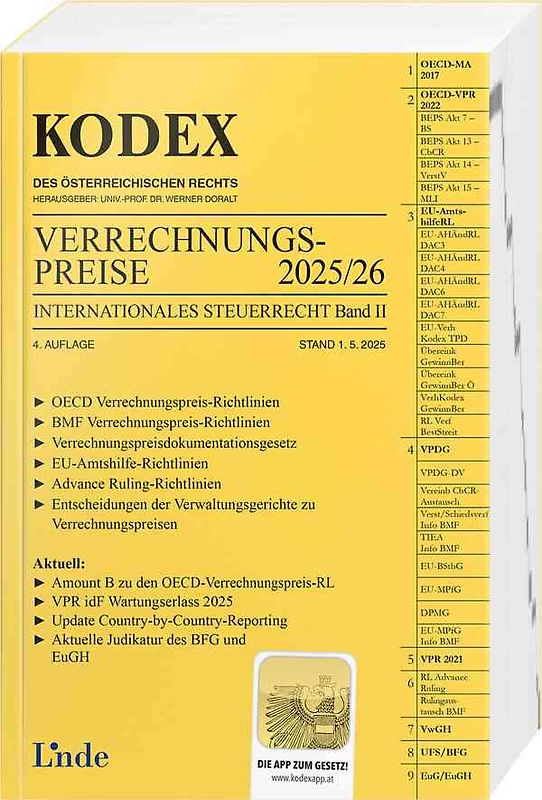 KODEX Verrechnungspreise 2025/26