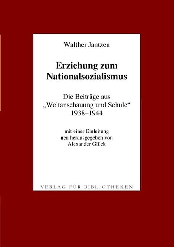 Erziehung zum Nationalsozialismus
