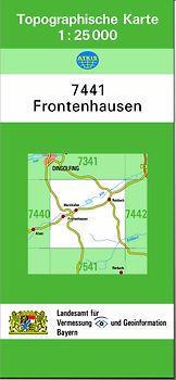 TK25 7441 Frontenhausen