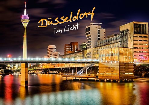 Düsseldorf im Licht (Posterbuch DIN A2 quer)