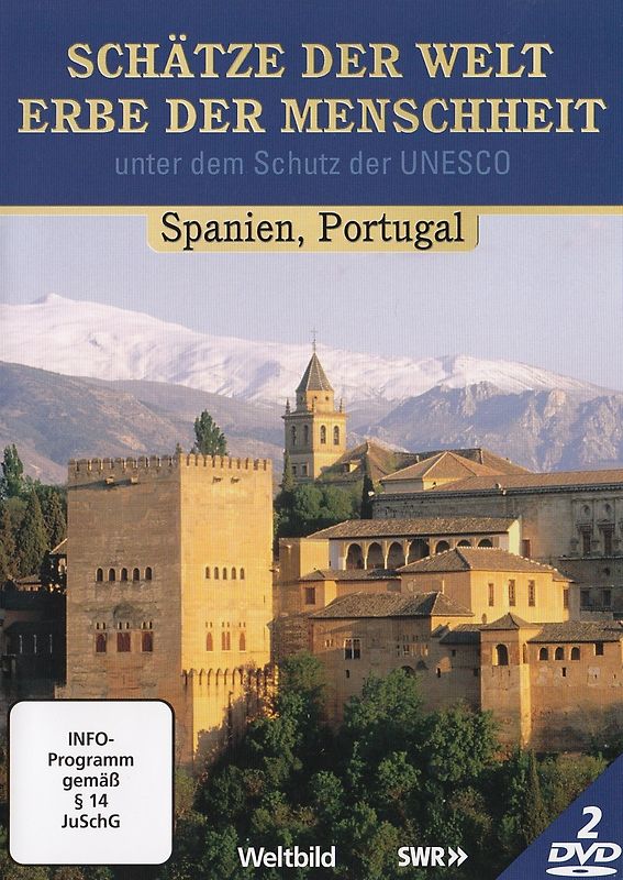 Schätze der Welt - Erbe der Menschheit: Unter dem Schutz der UNESCO - Spanien, Portugal [2 DVDs, Weltbild] DVD