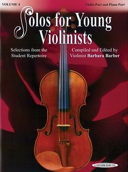Solos for Young Violinists - Violin Part and Piano Accompaniment, Volume 4