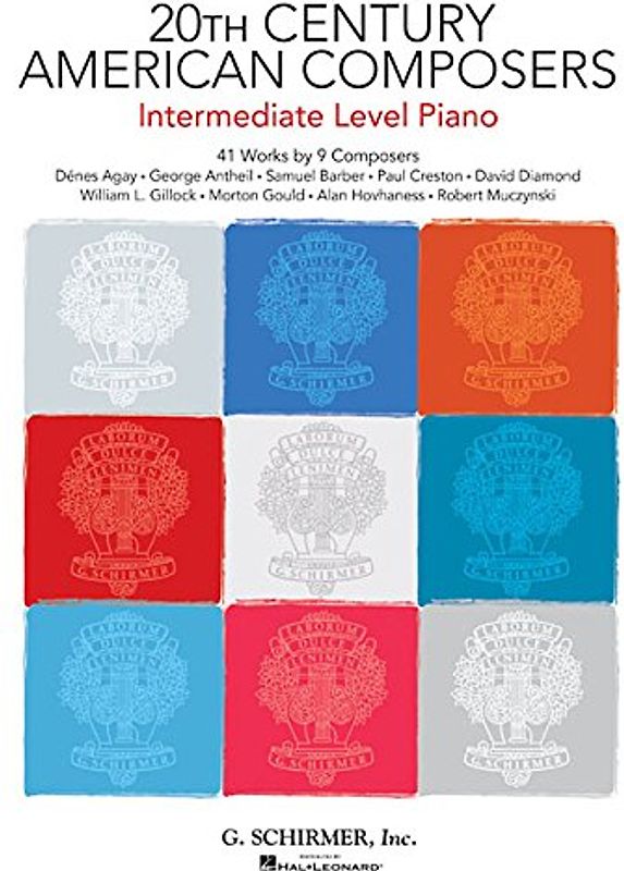 20Th Century American Composers Intermediate Level Piano - Pf Bk: Noten für Klavier: 41 Works by 9 Composers