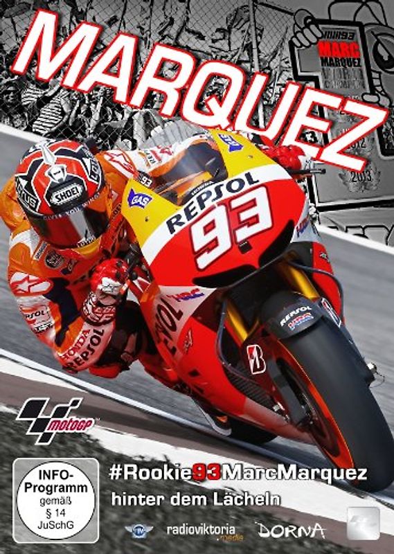 Marc Marquez - hinter dem Lächeln des MotoGP #Rookie93 DVD
