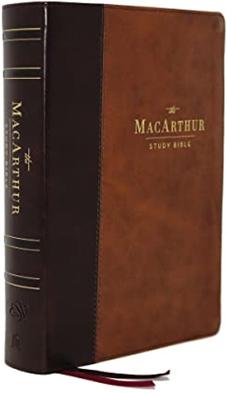 The Esv, MacArthur Study Bible, 2nd Edition, Leathersoft, Brown, Thumb Indexed
