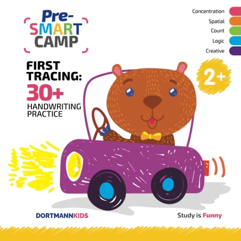 First tracing book: Hand writing practice