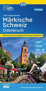 BVA ADFC Regionalkarte Märkische Schweiz Oderbruch 1:75.000