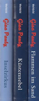 Flammen im Sand / Inselzirkus / Küstennebel - Gisa Pauly [Gebundene Ausgabe, Weltbild Band 4-6]
