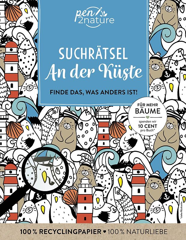 Suchrätsel An der Küste