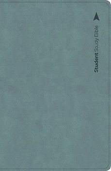 CSB Student Study Bible, Earthen Teal Suedesoft Leathertouch, Indexed
