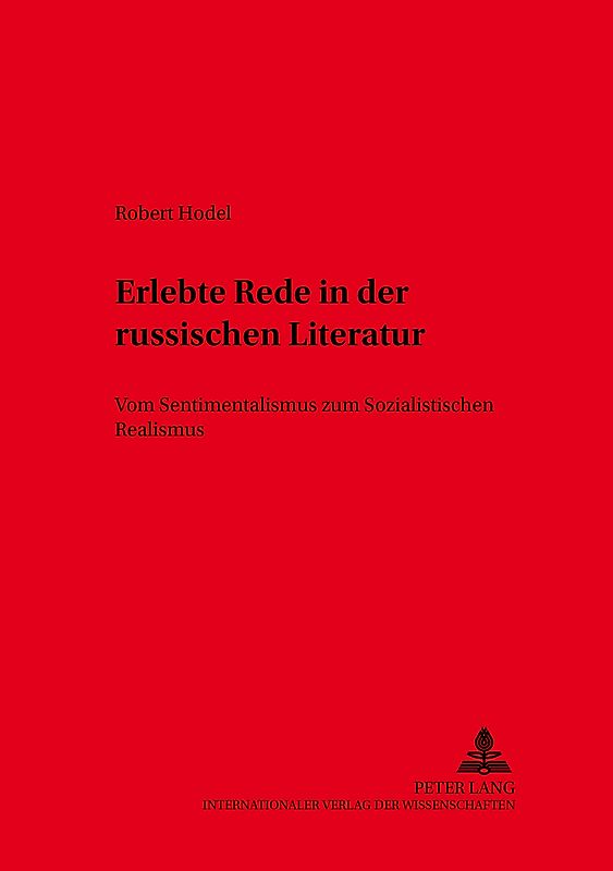 Erlebte Rede in der russischen Literatur