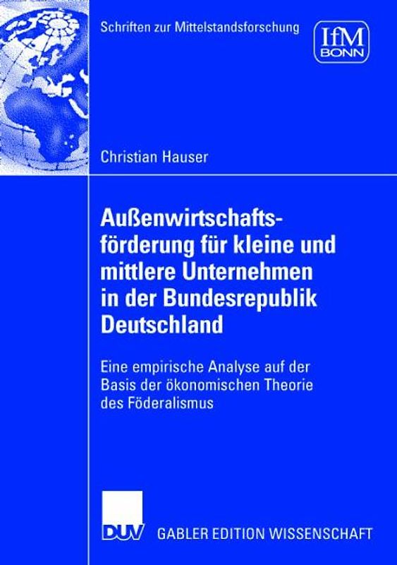 Außenwirtschaftsförderung für kleine und mittlere Unternehmen in der Bundesrepublik Deutschland
