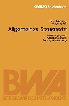 Allgemeines Steuerrecht
