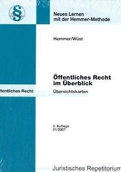 Ö-Recht im Überblick. Übersichtskarteikarten