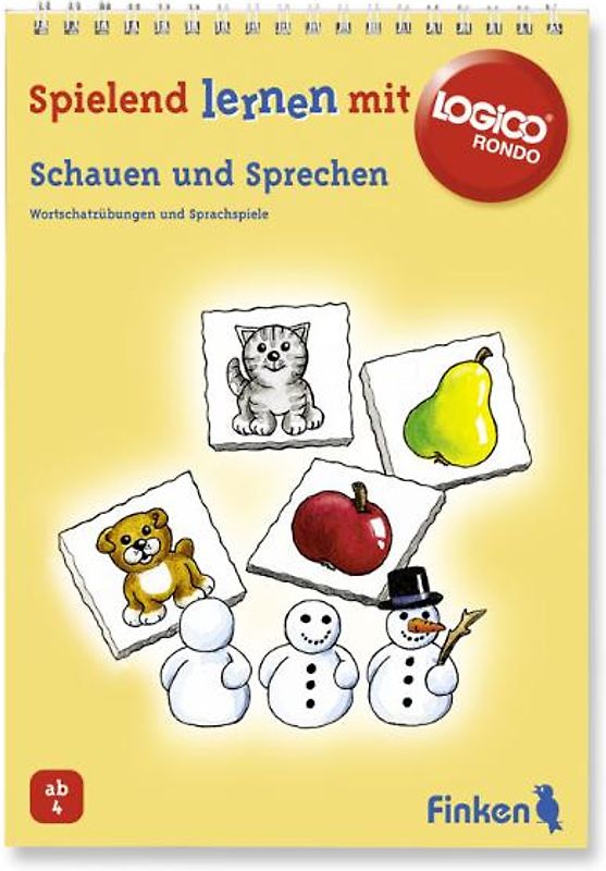 Schauen und Sprechen. LOGICO RONDO Übungsbuch für Kinder ab 4 Jahren