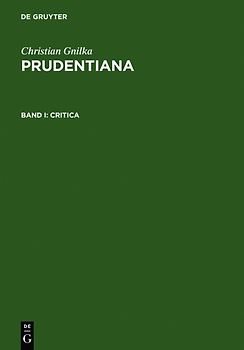Christian Gnilka: Prudentiana / Critica