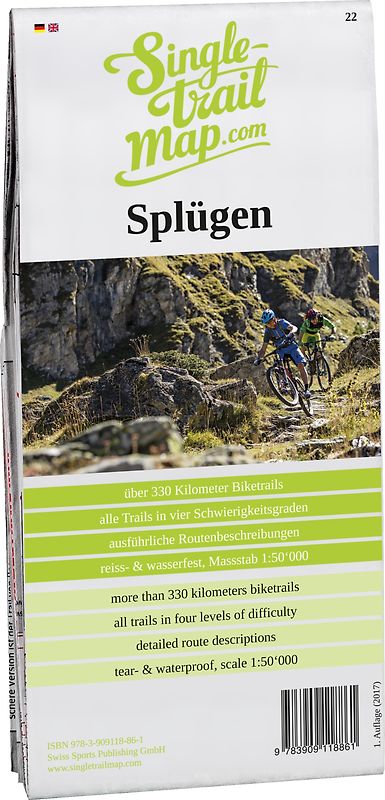 Singletrail Map 022 Splügen