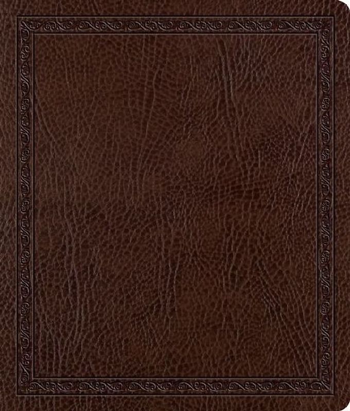 ESV Journaling Bible (Bonded Leather, Mocha, Threshold Design)