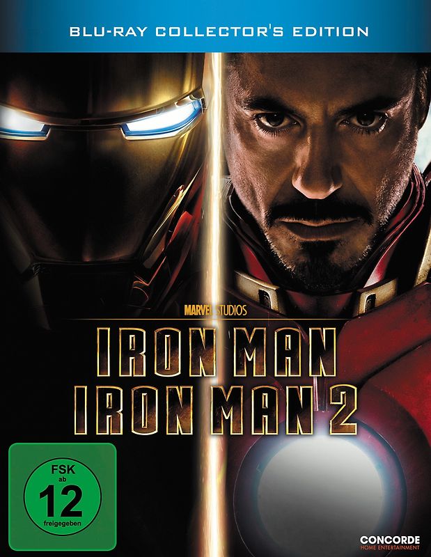 Iron Man 1+2 [Limited Steelbook] Blu-ray Disc