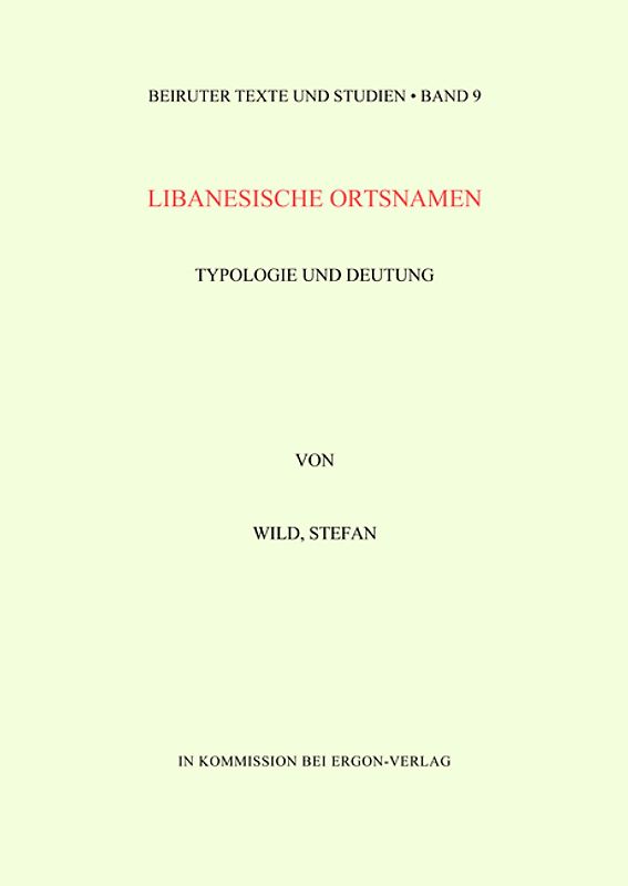 Libanesische Ortsnamen