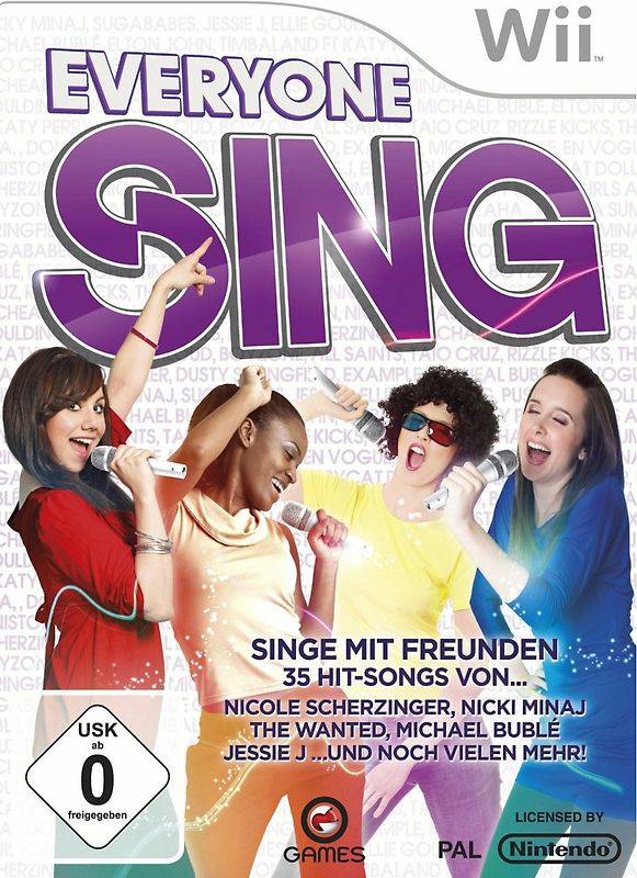 Everyone Sing Nintendo Wii
