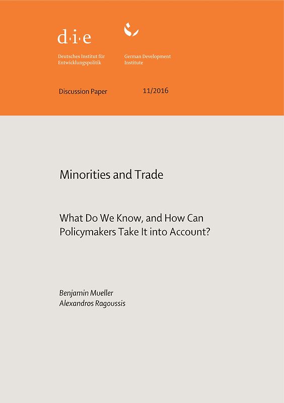 Minorities and trade