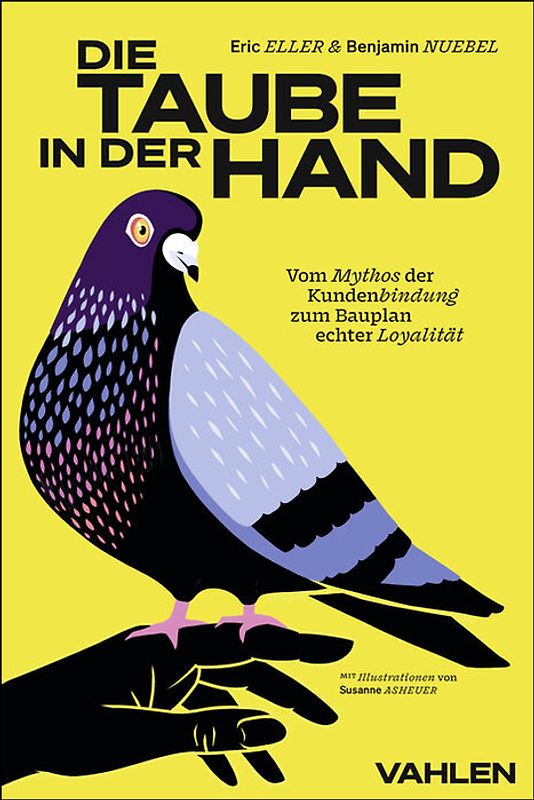 Die Taube in der Hand