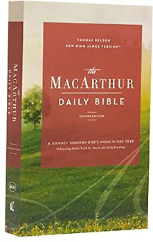 The NKJV, MacArthur Daily Bible, 2nd Edition, Paperback, Comfort Print: A Journey Through God's Word in One Year