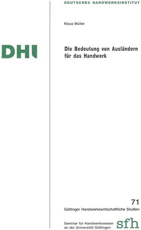 Die Bedeutung von Ausländern im Handwerk