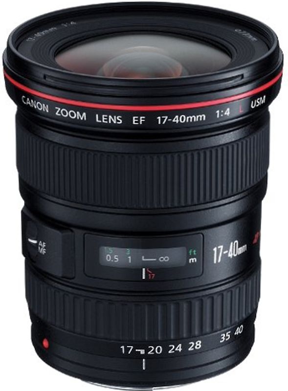 Canon EF 17-40 mm F4.0 L USM 77 mm Objectif (adapté à Canon EF) noir