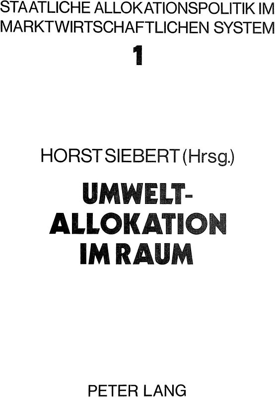 Umweltallokation im Raum