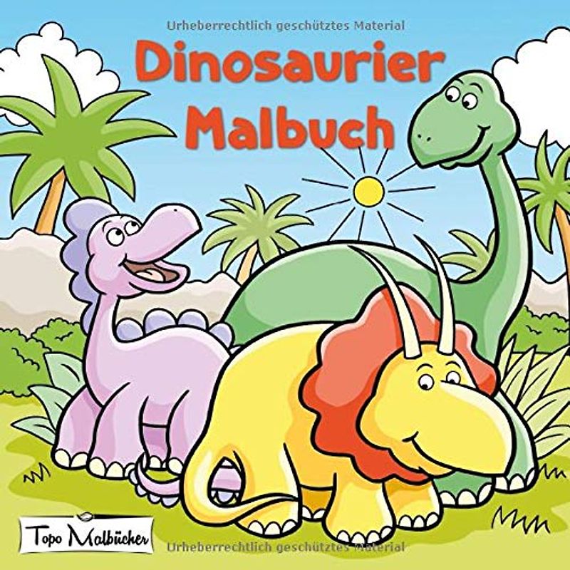 Dinosaurier Malbuch