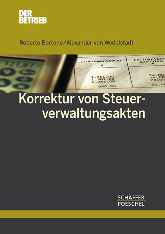 Korrektur von Steuerverwaltungsakten