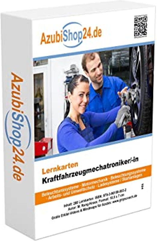 AzubiShop24.de Basis-Lernkarten. Kraftfahrzeugmechatroniker/-in KFZ