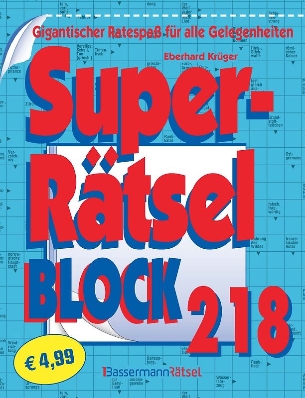 Superrätselblock 218 (5 Exemplare à 4,99 €)
