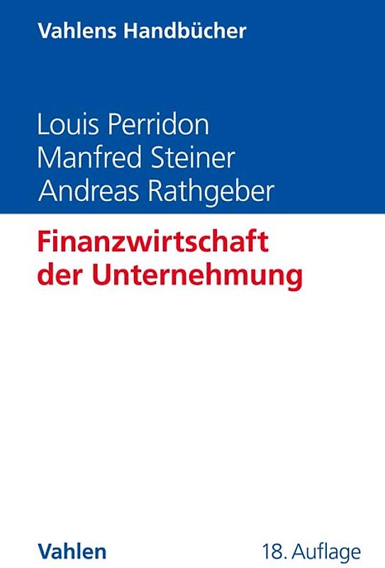 Finanzwirtschaft der Unternehmung