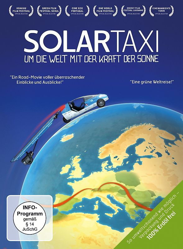 Solartaxi - Um die Welt mit der Kraft der Sonne (tlw. OmU) DVD