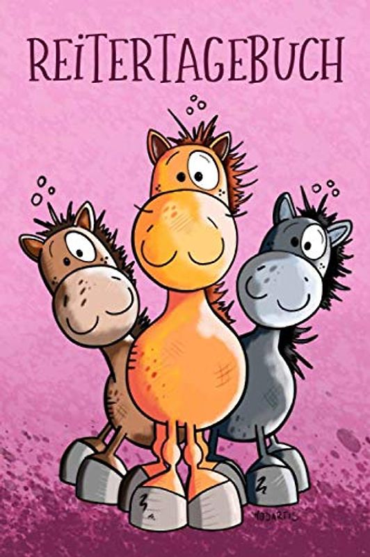 Reitertagebuch: Übersichtliches Gute Laune Trainingsbuch od. Pferdetagebuch für Pferdehalter und Reitbeteiligung , ca. A5, 110 Seiten, SW. Journal für ... Termine, Futterplan und Platz für Notizen.