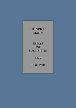 Essays und Publizistik