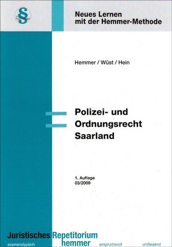 Polizei- und Ordnungsrecht Saarland