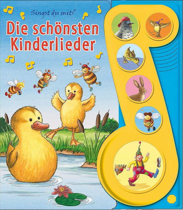 6-Button-Liederbuch, Die schönsten Kinderlieder