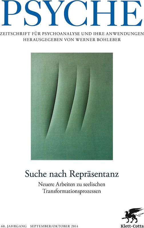 Suche nach Repräsentanz - Doppelheft PSYCHE Sept./Okt. 2014