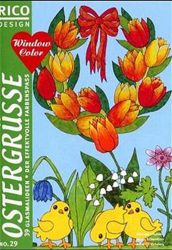 Ostergrüsse. 39 Glasmalideen