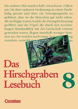 Das Hirschgraben Lesebuch - Allgemeine Ausgabe / 8. Schuljahr - Schülerbuch