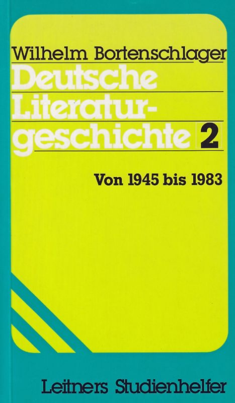 Deutsche Literaturgeschichte  1-4