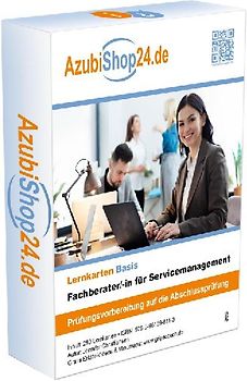 AzubiShop24.de Lernkarten Fachberater für Servicemanagement