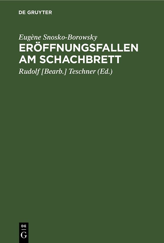 Eröffnungsfallen am Schachbrett