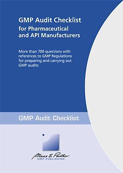 GMP Audit Checklist for Pharmaceutical and API Manufacturers