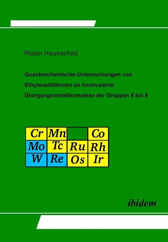 Quantenchemische Untersuchungen von Ethylenadditionen an hochvalente Übergangsmetallkomplexe der Gruppen 6 bis 9